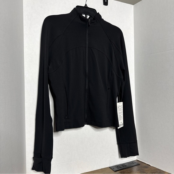 Lululemon Nulu Cropped Define Jacket Black   Size 12 New With Tags Back Vent - Picture 2 of 7